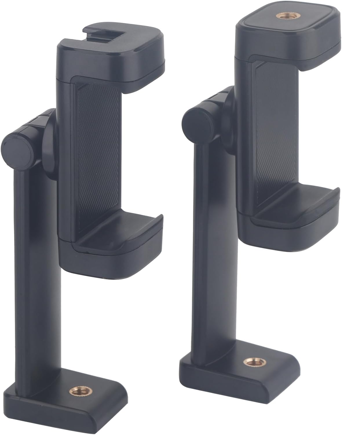 Triple Mount Adaptor + 2PCS Pack Phone Tripod Holder Bundle