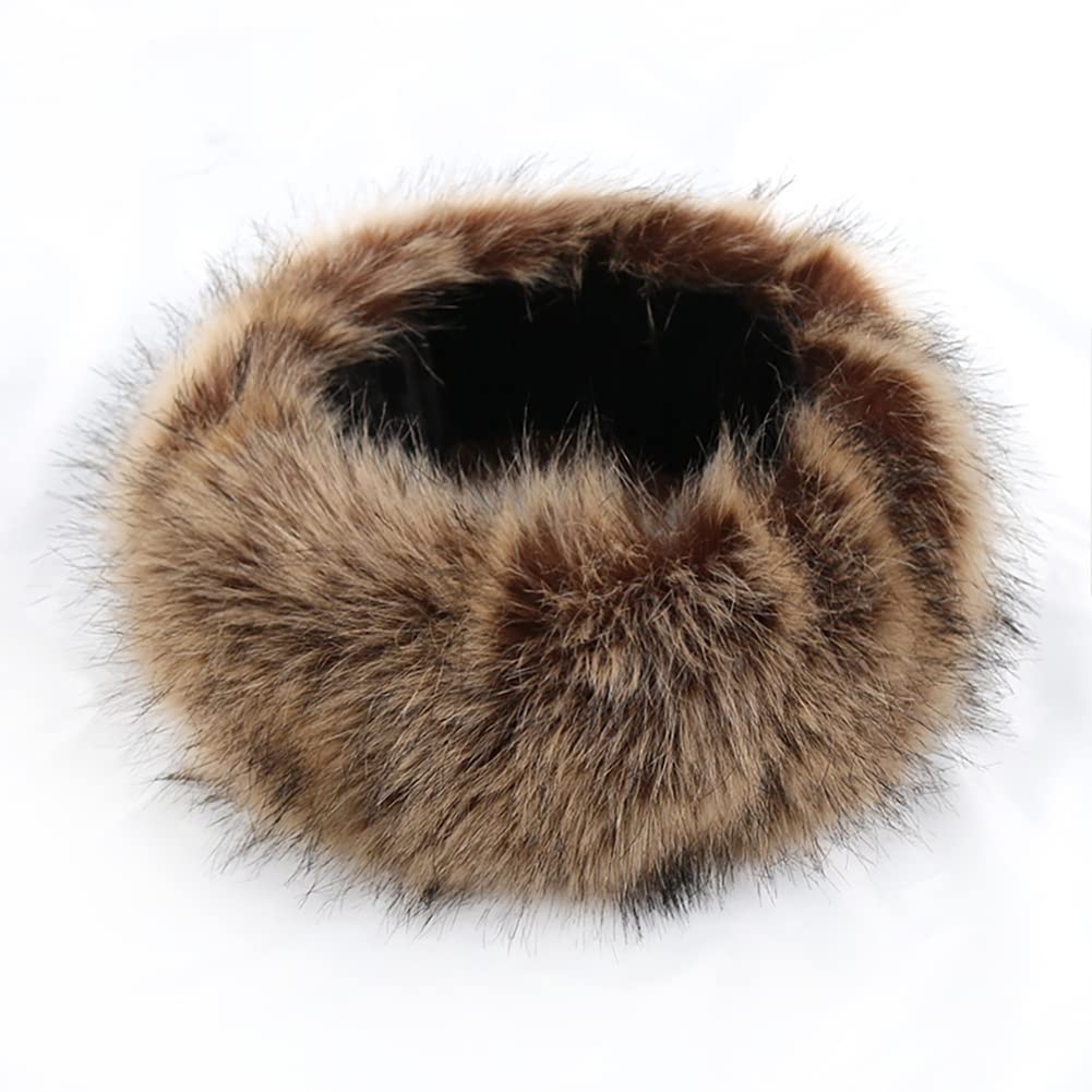 Winter-Stirnband Aus Weichem Fleece & Acryl – Warm, Dehnbar, Unisex Für Männer & Frauen (braun)