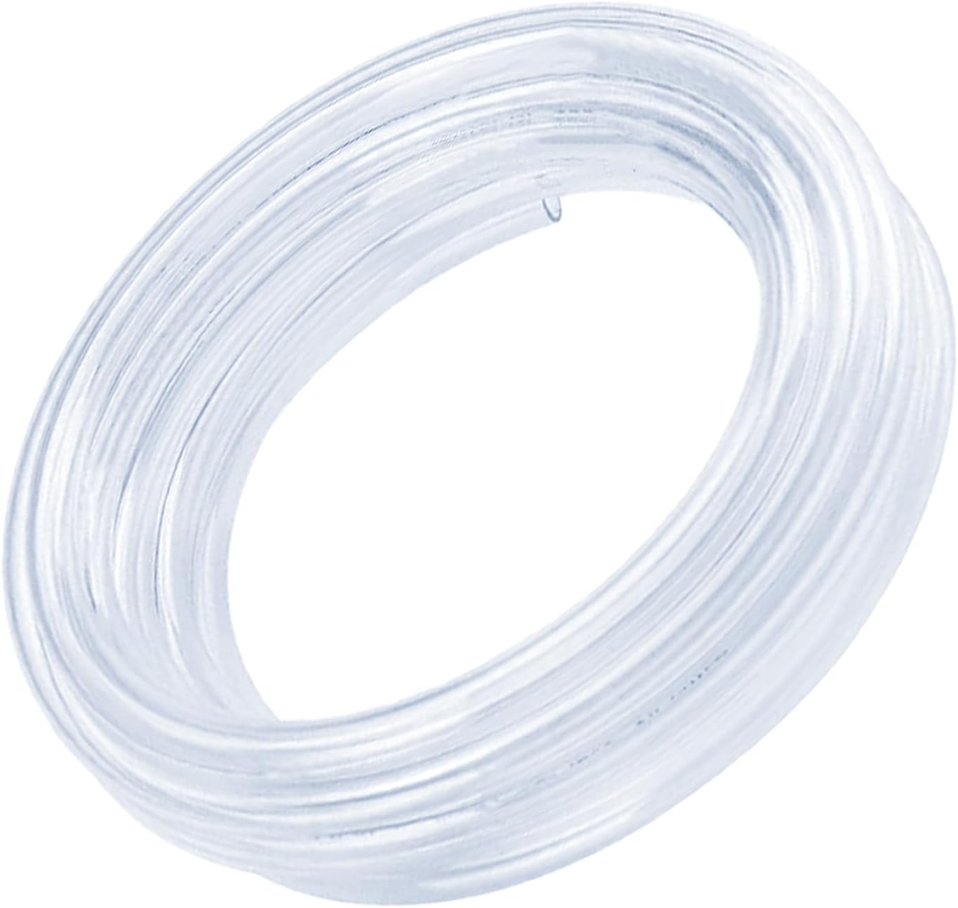 Clear Vinyl Tubing Flexible PVC Tubing, Hybrid PVC Hose, Lightweight Plastic Tube, by 5/8 Inch ID, 100-Feet Length