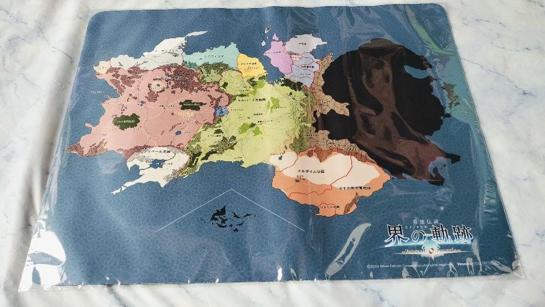 英雄伝説 界の軌跡 WonderGOO特典 ラバーマット 地図 Amazon.co.jp: 界の軌跡 ゼムリア大陸 ラバーマット ゼムリア