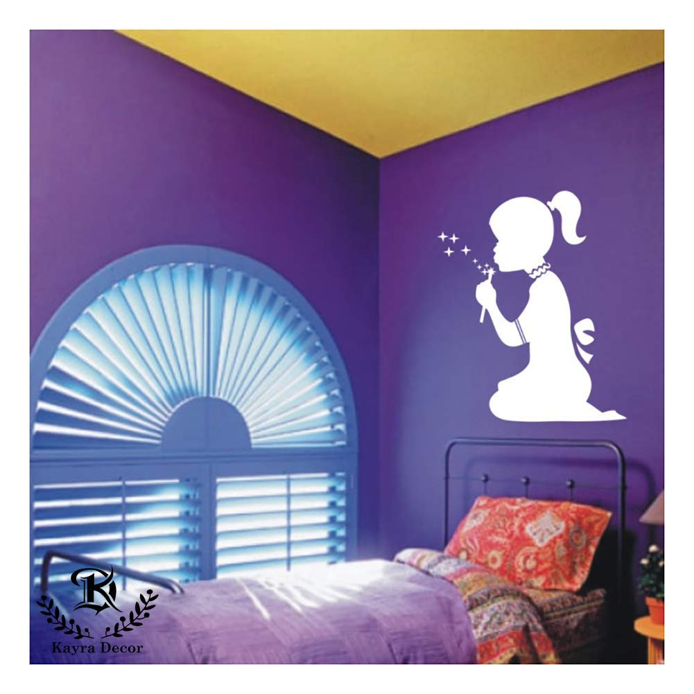 Kayra Decor Girl Blowing Star Stencils for Wall Painting - Pack of 1, 16 inch x 24 inch - (KHS279) (B079N6BSZZ) Amazon Price History, Amazon Price Tracker
