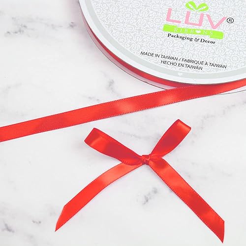 Miniatura 2 de Creative Ideas PSF0308-212 Cinta de raso sólido, 38" por 100 yardas, Coral