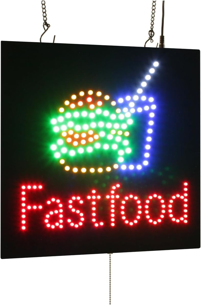 Subs Sign, 16"x16", 40x40cm, TOPKING, LED, Neon, Florescent, Signage, Signboard, Display, Billboard, Screen, Grand Opening, Gift