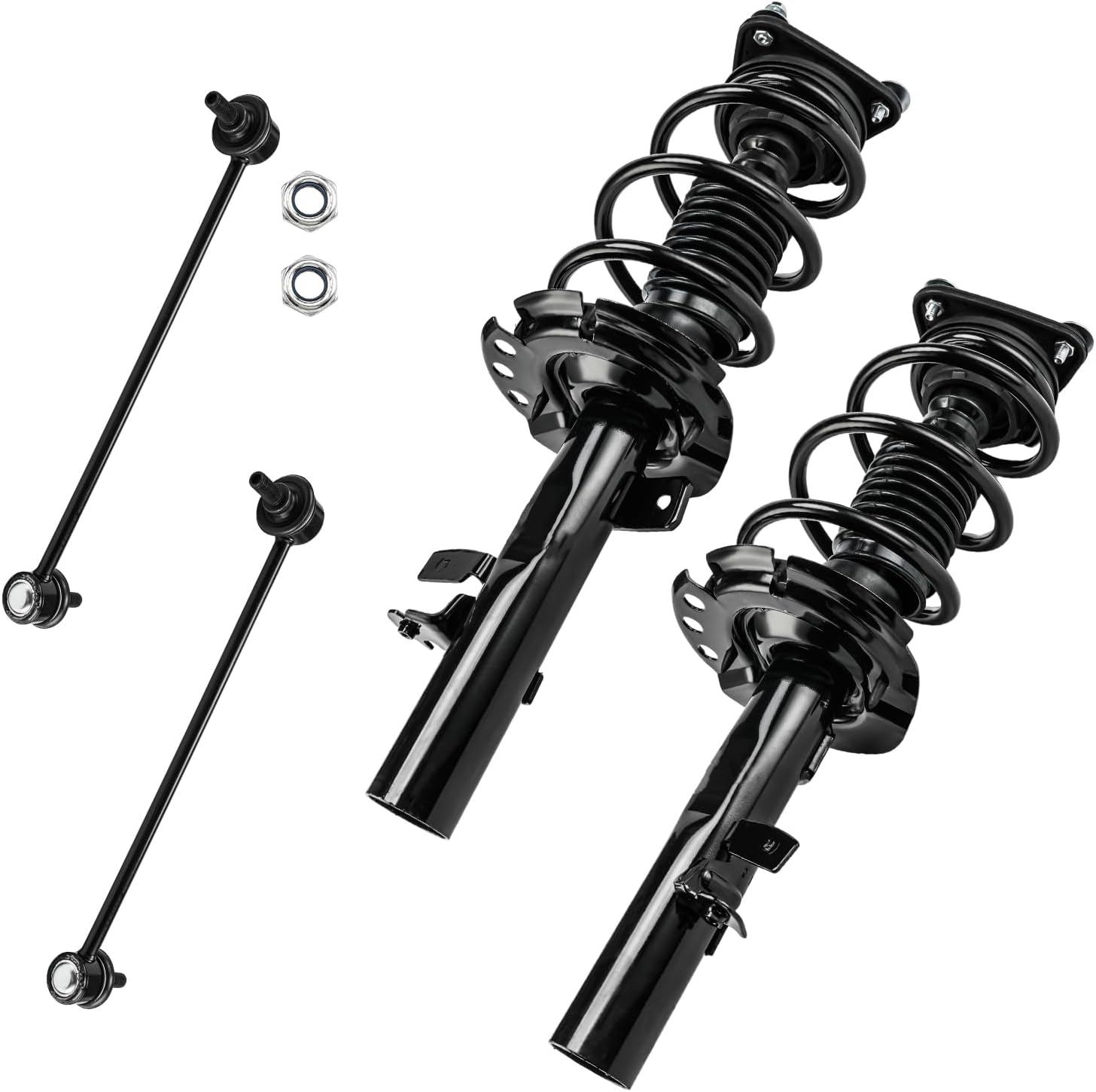 Torchbeam Front Shock Absorber Sway Bar Stabilizer Link,Automotive Replacement Struts Amortiguadores Delanteros Fit For Ford Focus 2013 2014 2015 2016 2017 2018 172907,172908 * 2