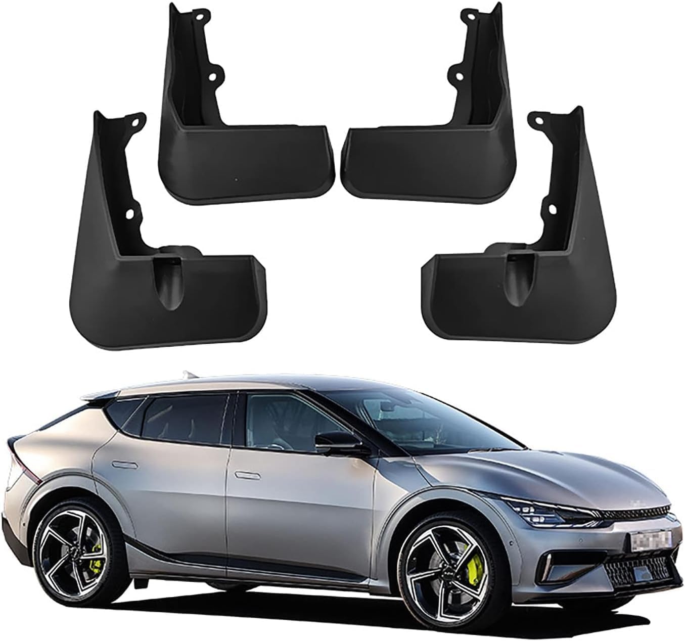 HGYNBCP Car Mud Flaps Splash Guards for KIA EV6 GT 2022 2023, Splash Guard Front Rear Mudguard with Fixing Screws.