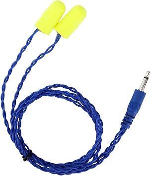 Auto Racing Mini Noise Reduction Foam Earbuds with 1/8 Mono Plug Lightweight, Durable Wired Earphones for Music Lovers
