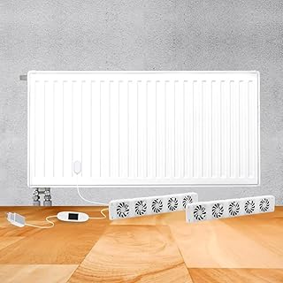 Heizkörper Ventilator, Heizungsventilator Bei Heizkamin Lüftung Heizverstärker Sparen Sie 12-100 CFM An Energie- Und Heizkosten, Kommt Mit Thermostat(Duo-set)