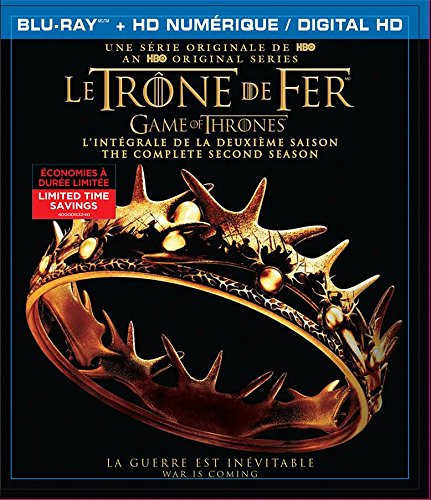 Game of Thrones:S2 (QUE/ELITE-2016/BD+DC) [Blu-ray]