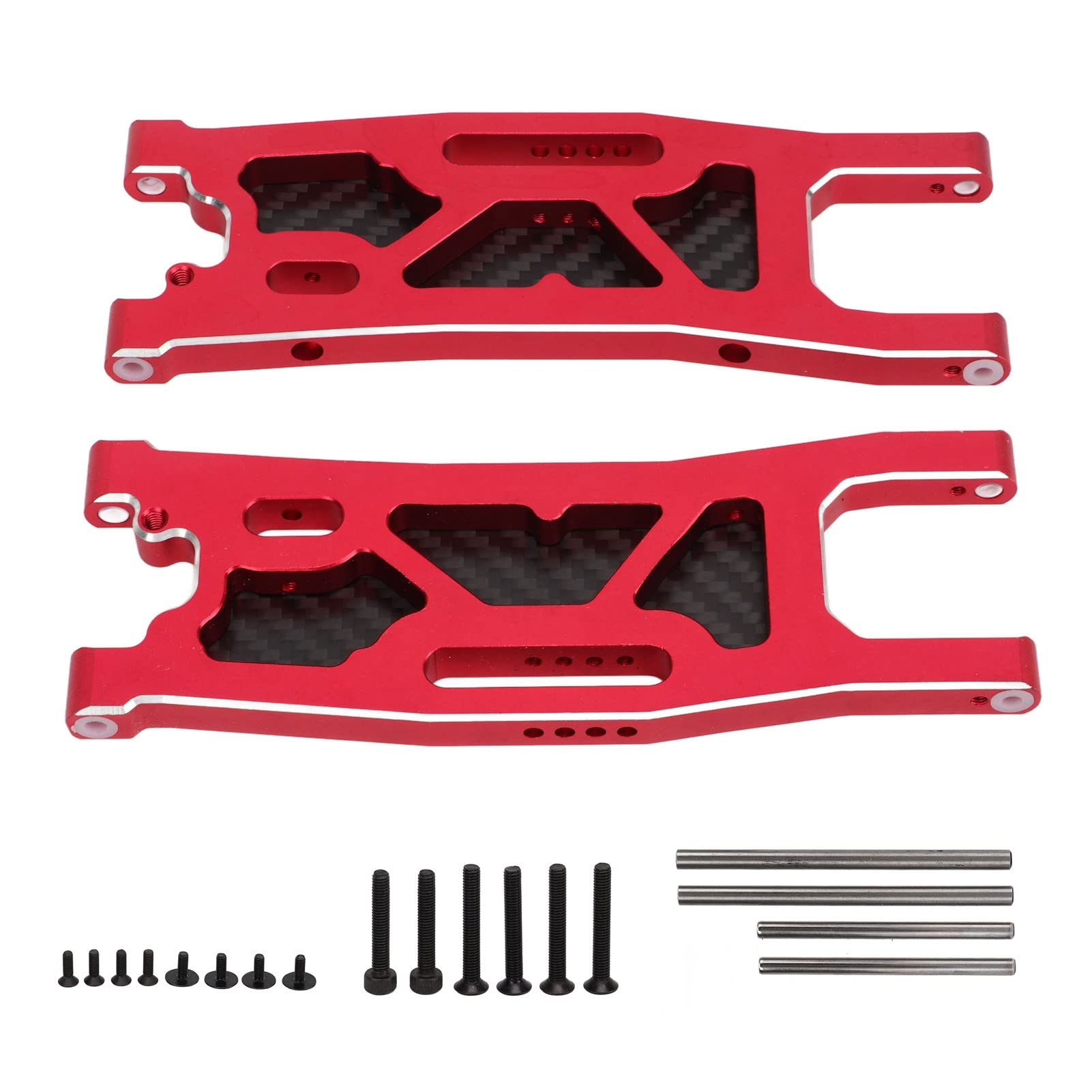 Wahacz tylnego zawieszenia samochodu RC ze stopu aluminium na sanki 1/8 (Red)
