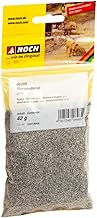NOCH Streumaterial, in Grautönen, 42 g Beutel für Modellbau und Dioramen, ideal für Schotterwege und Landschaftsgestaltung
