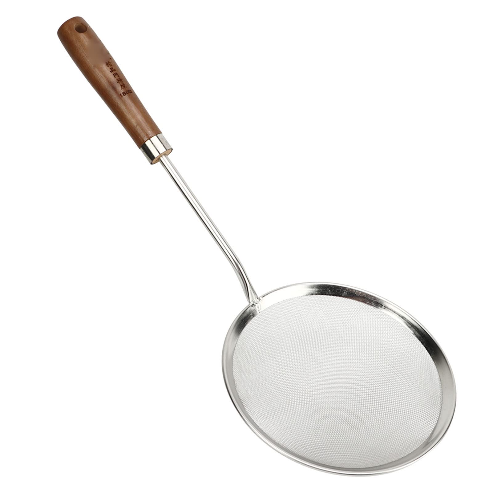 Cucchiaio separatore olio - Mestolo per schiumarola in acciaio