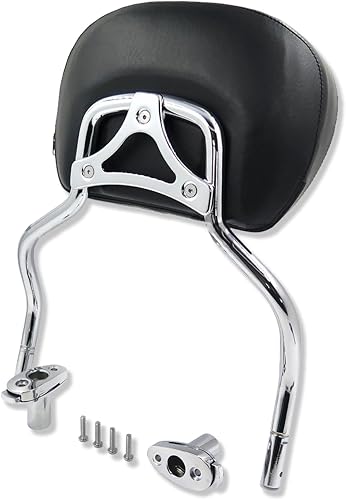 Miniatura 9 de HTTMT MT501-007+P - Respaldo desmontable para barra Sissy compatible con Harley Davidson FLRT Freewheeler 2015-2020