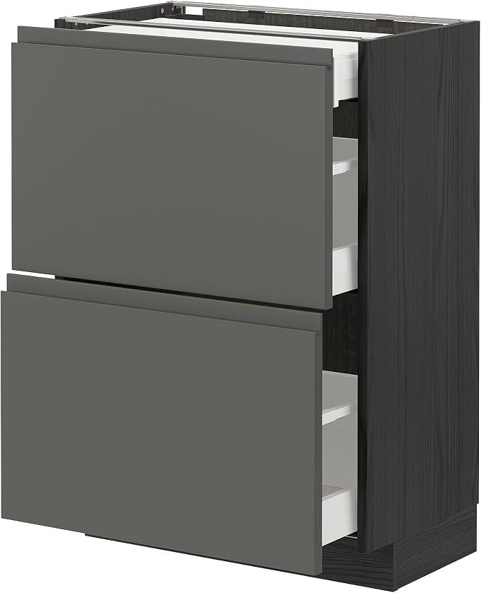 IKEA METOD MAXIMERA Base cabinet 60x37 cm 2 fronts 3 drawers