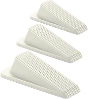 Vista 10 de Crosize Paquete de 5 topes de puerta para la parte inferior de la puerta, topes de puerta de goma de alta calidad, cuña resistente para alfombras