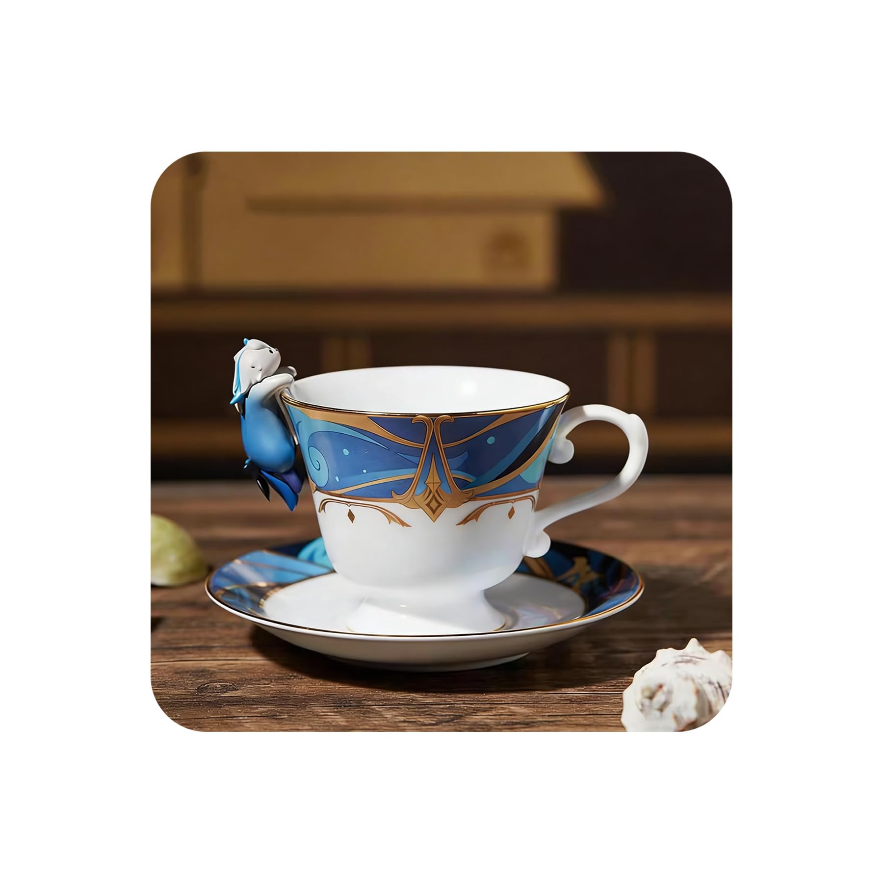 Amazon.co.jp: 原神 ヌヴィレット マグカップ アフタヌーンティー