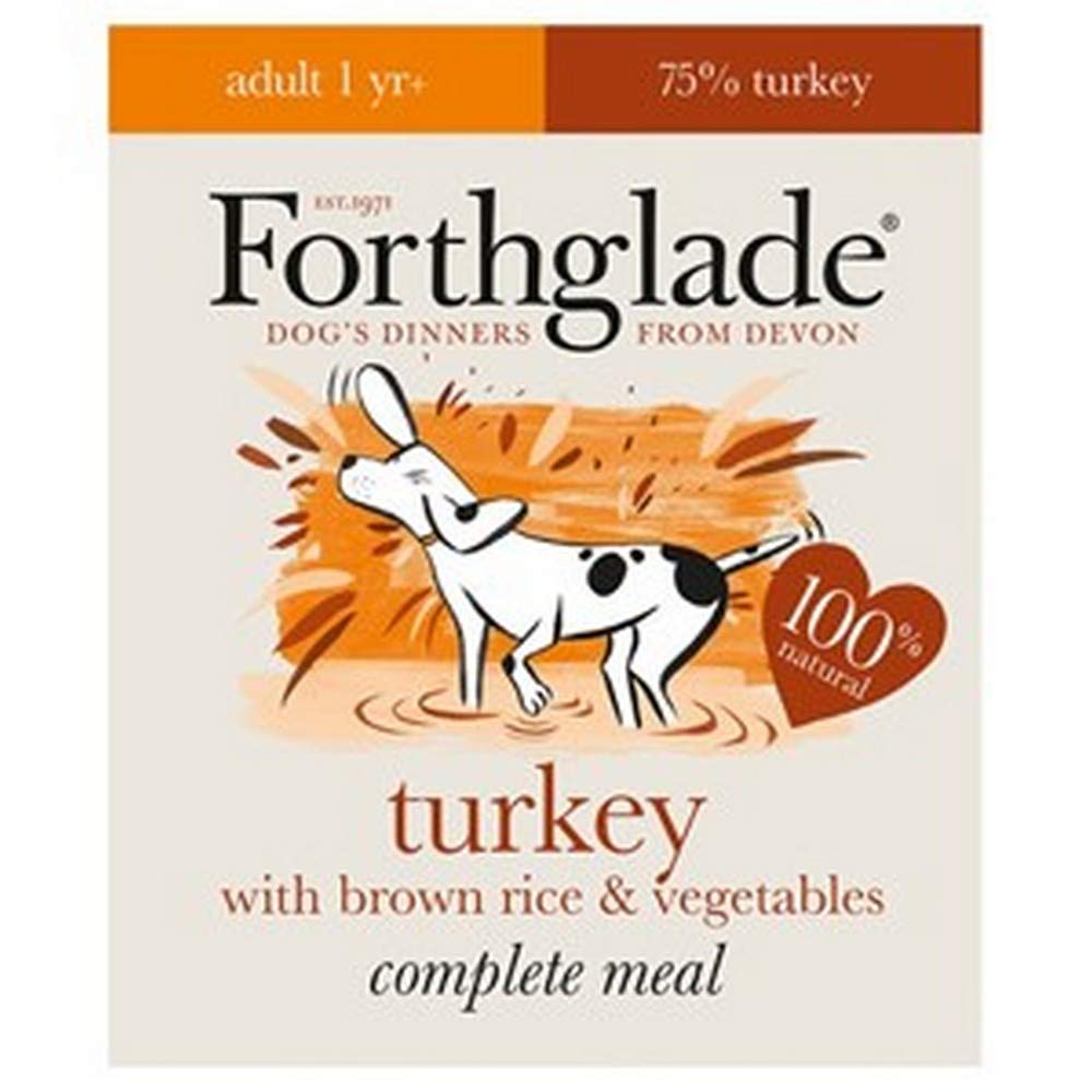 Forthglade Comp Meal Adult Turkey with Brown Rice Veg 395g