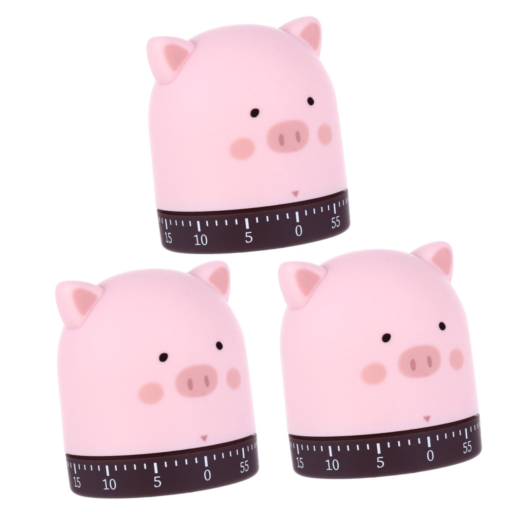TOPBATHY 3 Pièces minuterie de Cuisine minuteur de Cuisine minuteur Cuisine réveil de Cuisine Compte à rebours de réveil pour Enfants horloges minuterie de Dessin animé Animal
