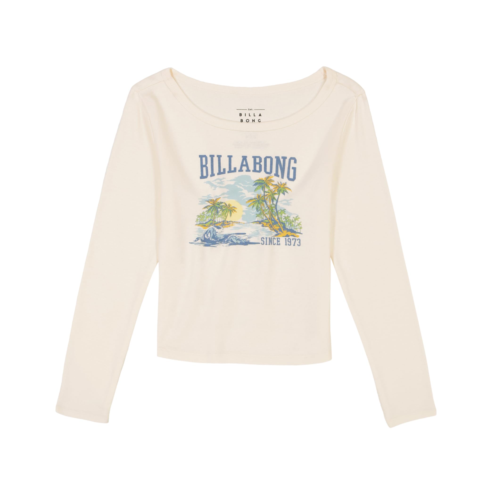Billabong Girls' Long Sleeve Snug Fit Ribbed T-Shirt