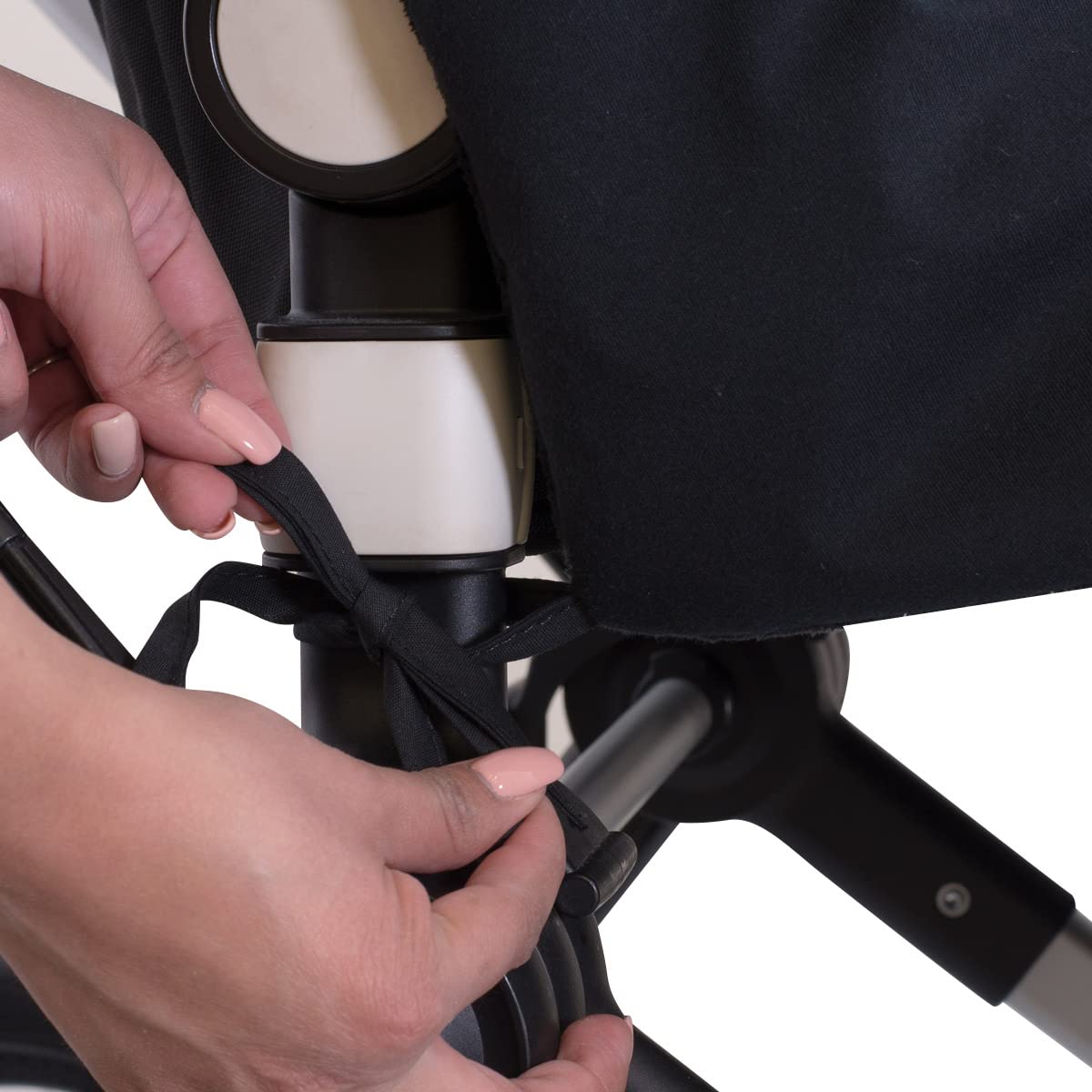 JYOKO Kids Saco Cubrepiés de Invierno Compatible con Portabebés, Sillas de Coche y Cochecitos de Paseo | Polar Teddy Extra Suave | Hecho en España (Black Series, Polar Teddy - 100 Cm)