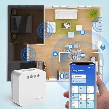 Aqara Single switch module T1 (neutral conductor-free) (HomeKit), white