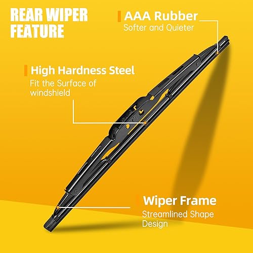 Vista 118 de MIKKUPPA Limpiaparabrisas de 26 pulgadas + 23 pulgadas + 12 pulgadas, repuesto para Mercedes-Benz 2013-2016 GL350 GL450, 2012-2015 ML350 ML550 ML63