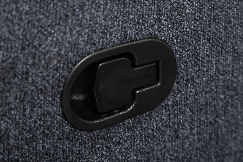 invicta INTERIOR Exklusiver 2er Kino Sessel Hollywood dunkelgrau Fernsehsessel Kinositze Heimkino Liegesessel verstellbar mit Getränkehalter Cupholder