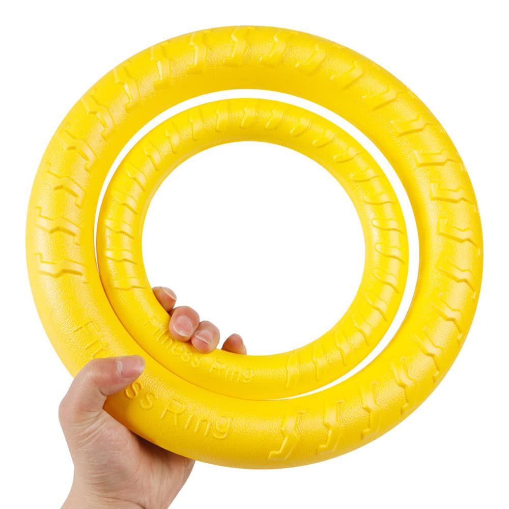 Anillo de mosca para perro, anillo de fitness flotante para perro, juguetes de disco volador para perros al aire libre, juguetes masticables duraderos para entrenamiento al aire libre,
