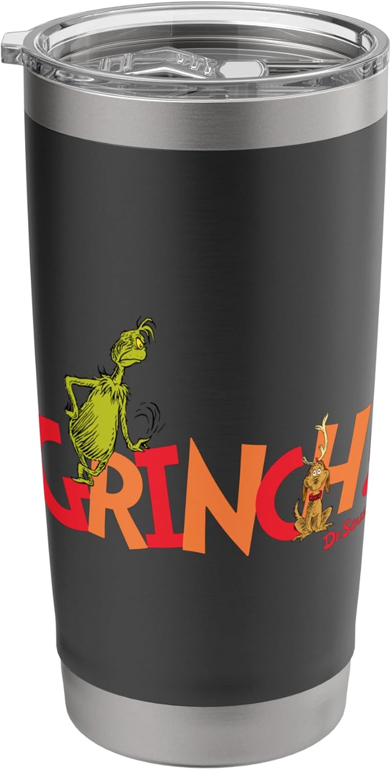 Dr. Seuss Grinch! with Max Stainless Steel Insulated Tumbler