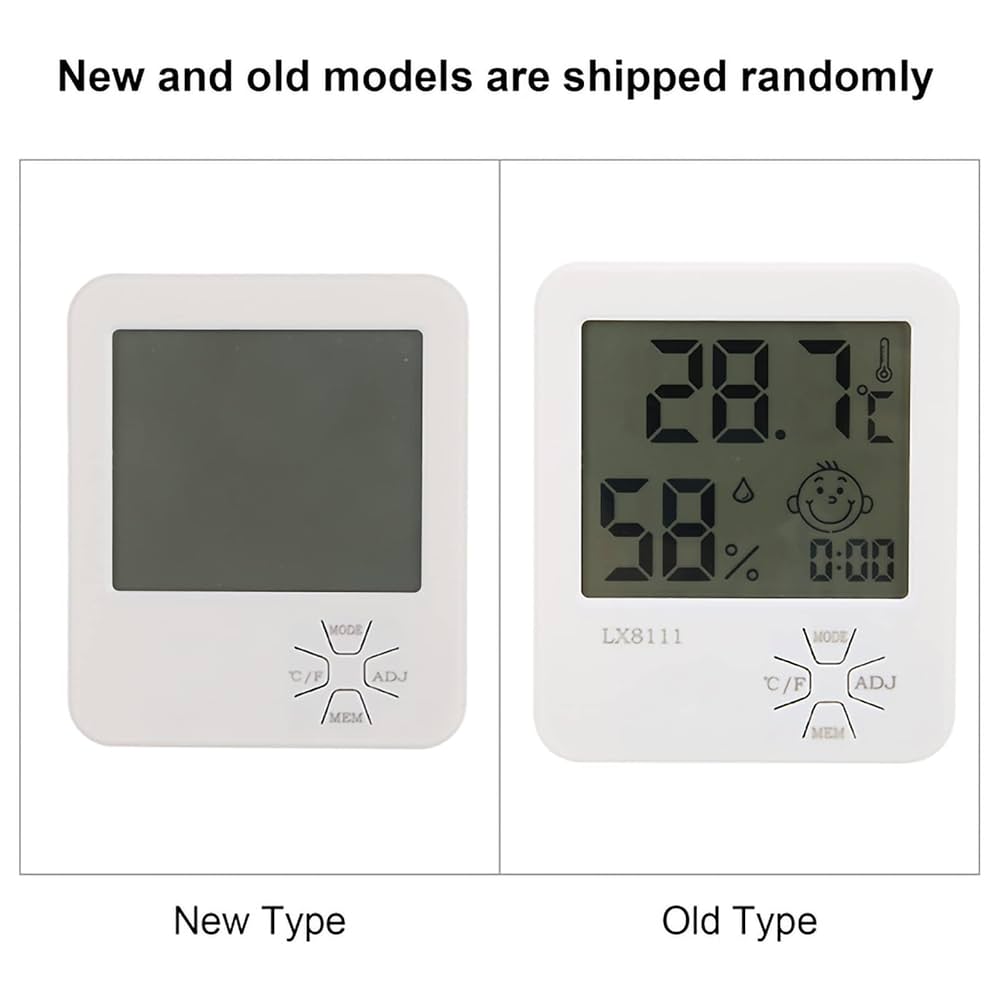 Amazon.co.jp: 温度計, 温湿度計, LX8111 湿度計 屋内湿度温度計