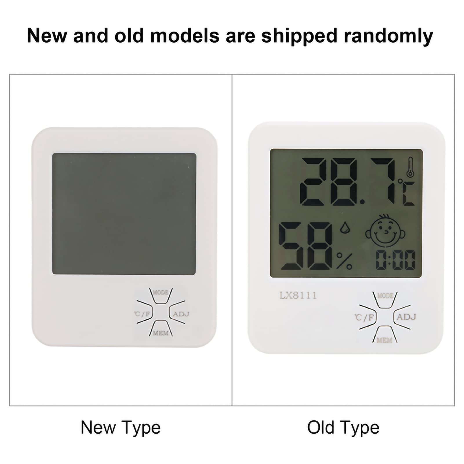 Amazon.co.jp: 温度計, 温湿度計, LX8111 湿度計 屋内湿度温度計