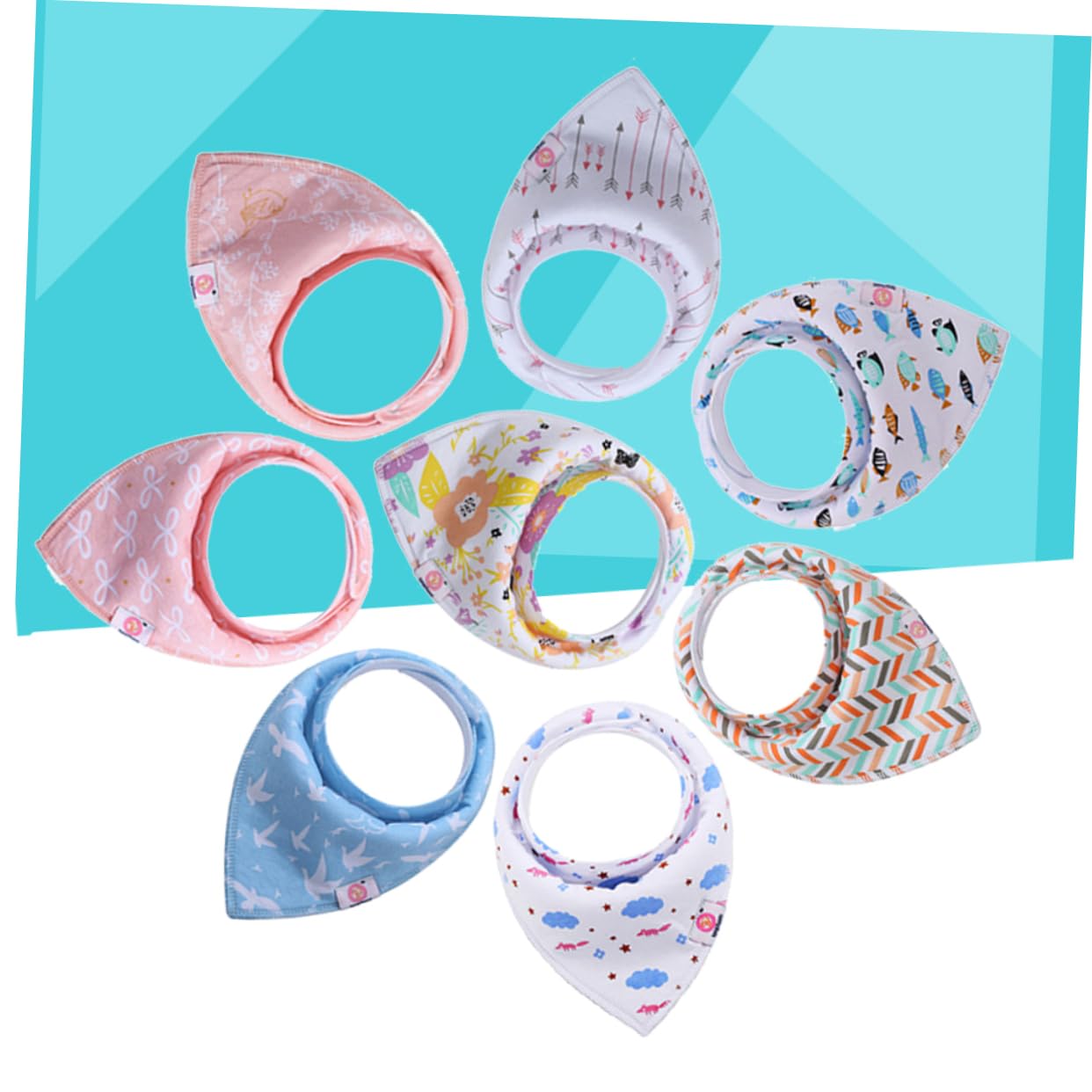 ifundom 16stücke Teiliges Bandana Baumwolle Saugfähig Und Für Neugeborene Und Kleinkinder Schützt Vor Speichel Und Spucke Designs Für Jungen Und Mädchen