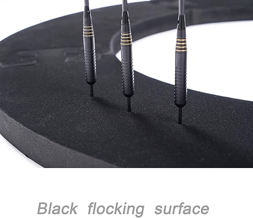 Miniatura 5 de Protector de pared para tablero de dardos, 5 piezas, tablero de dardos de corcho, envolvente de pared