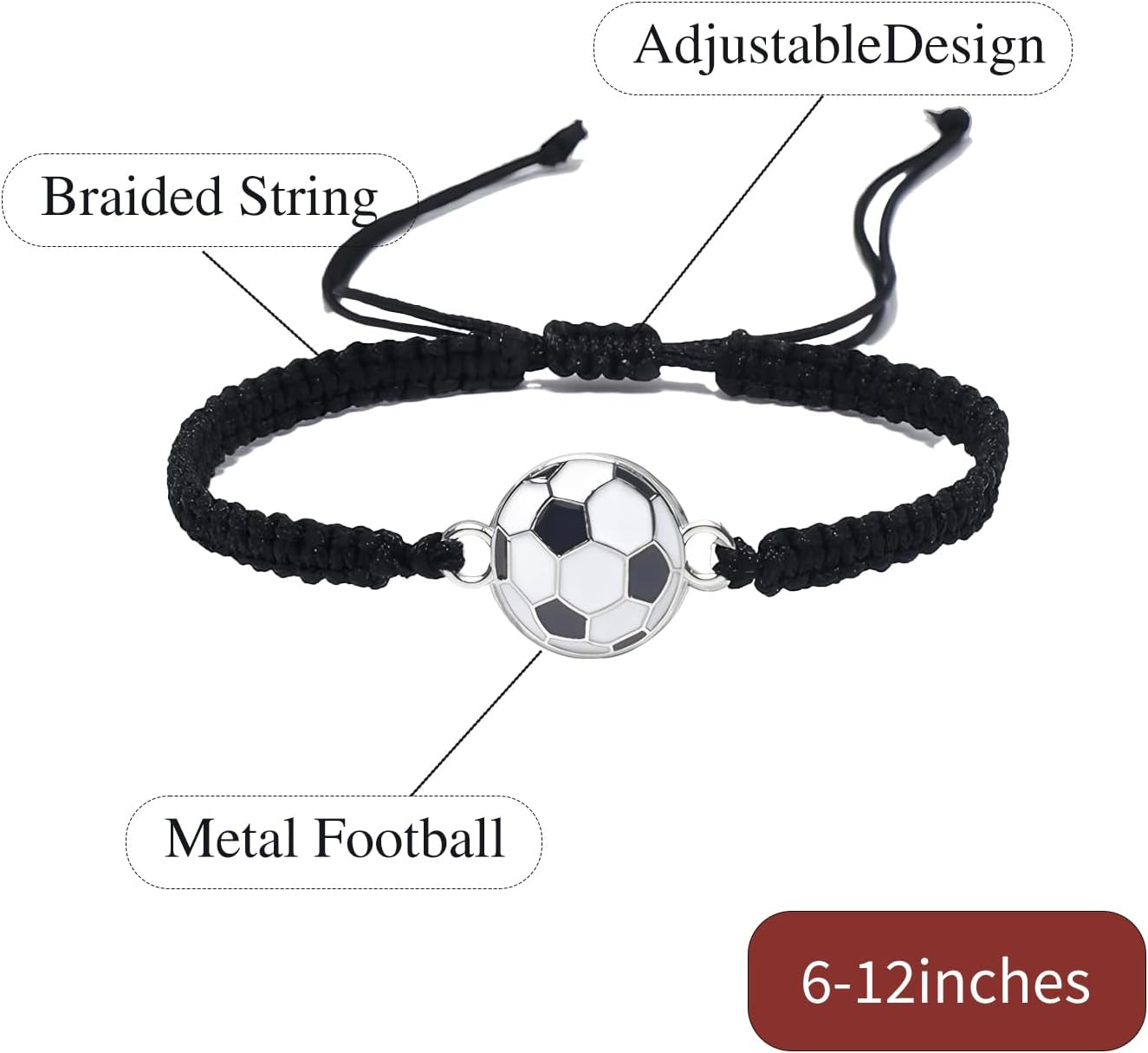 Adjustable Braided Sport Bracelets - Image 2