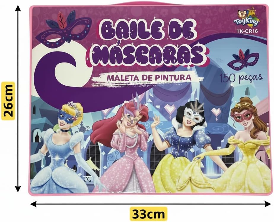Maleta de Pintura Infantil Completa Rosa com 150 Peças - Kit de Desenho com Giz, Lápis e Aquarela para Crianças Maleta de Pintura Infantil Completa Rosa com 150 Peças - Kit de Desenho com Giz, Lápis e Aquarela para Crianças