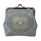 🎁Tamaño: 10,5 x 11,5 cm / 4,13 x 4,52 pulgadas (alto x ancho). Cabe fácilmente dentro de su bolsillo, bolso, mochila y más para un fácil acceso cuando lo necesite (o puede sostenerlo en su mano). Tiene espacio Para monedas, tarjetas de crédito, llaves, cosméticos, un kit de costura de viaje, monedas sueltas, estuche para lentes de contacto, pequeños artículos personales, etc.