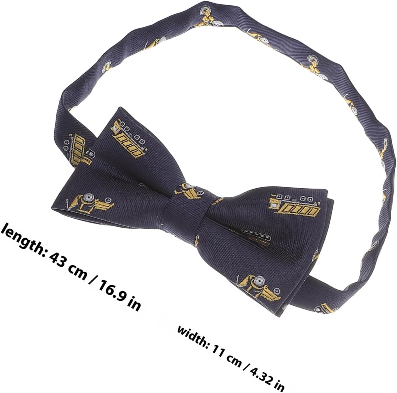 LIOOBO 2pcs Adjustable Pre-tied Polyester Cartoon Bow Ties for Boys and Banquet Accessories
