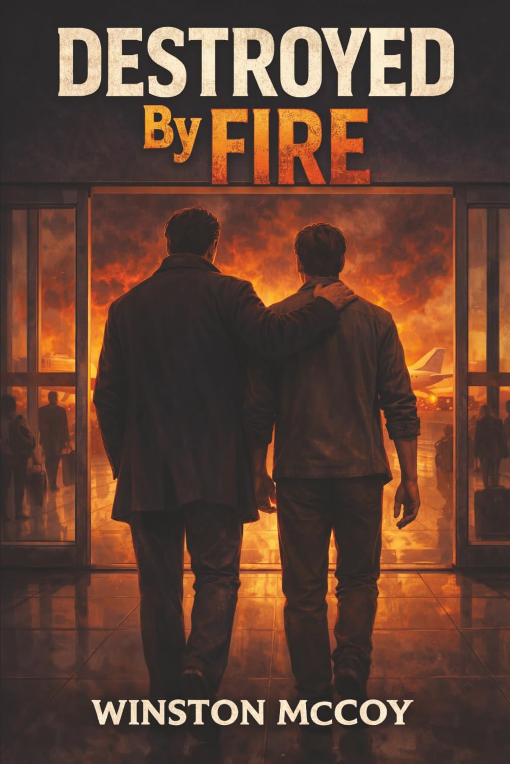 Destroyed by Fire: A MM Hockey Dark Billionaire Crime Romance (THE ICE CAGE TRILOGY)
