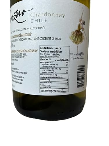 Miniatura 28 de SINZERO Sparkling Brut - Alternativa al champán seco sin alcohol, baja en calorías, acidez equilibrada, 25.4 onzas líquidas