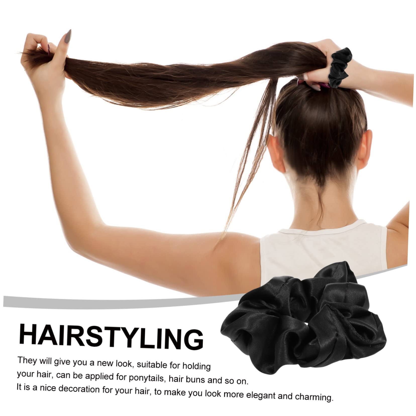 MAGICLULU 15 Stk Haarband aus Seide haarschmuck Haarbänder Haargummi für Frauen Haargummis aus Baumwolle Tiara krause elastische Haargummis Kopfschmuck für Mädchen Einfach und vielseitig