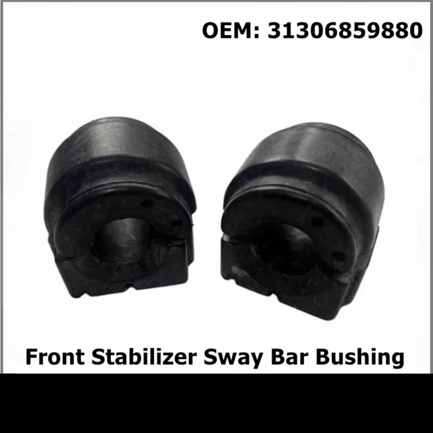 Stabilizer Bushing 2Pcs Car Front Suspension Stabilizer Anti Sway Bar Bushing Rubber Sleeve 31306859880 Compatible with MINI for F60 F54 F55 F56 F57 F58 F59