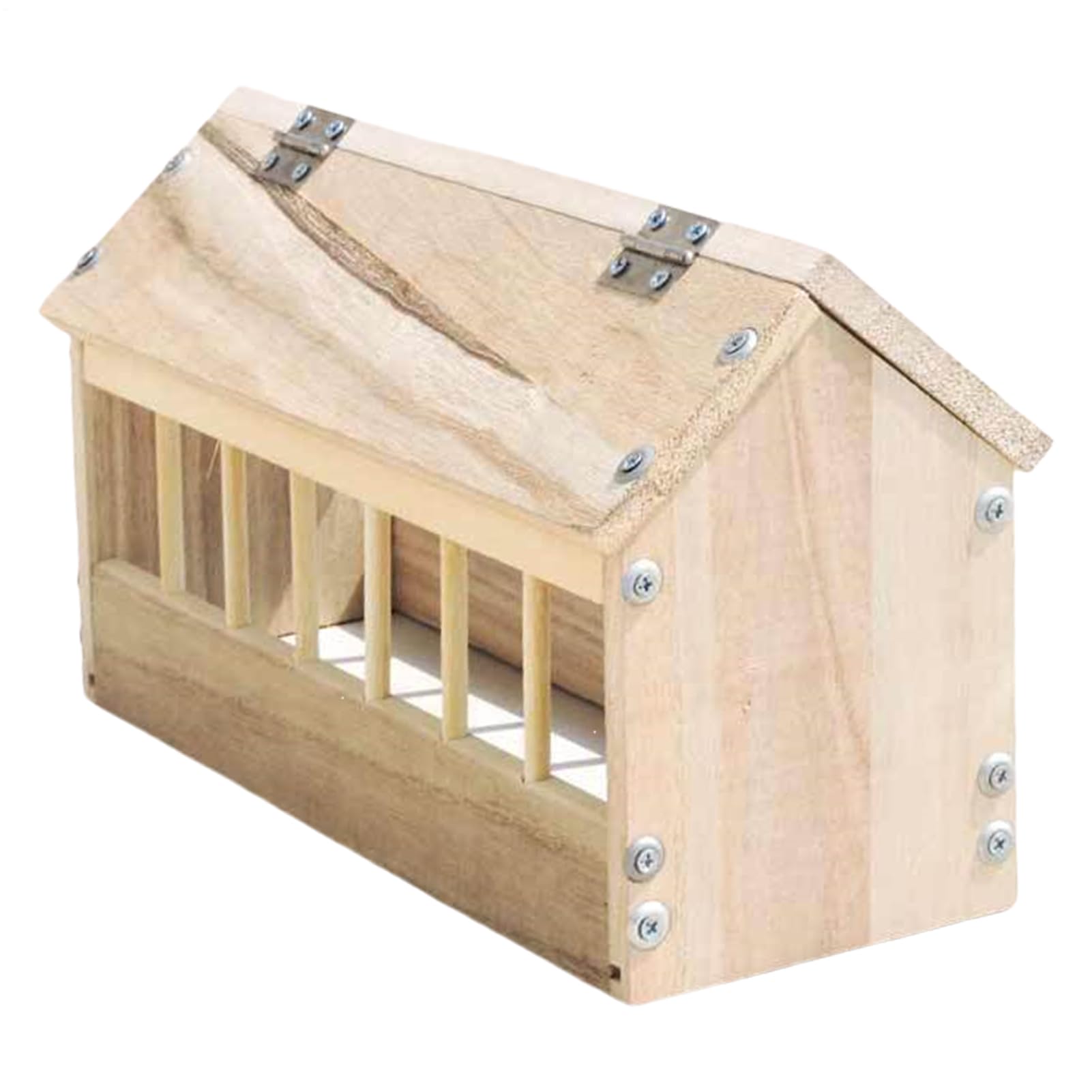 Mangeoire à caille en forme de maison pour abris de jardin et extérieur