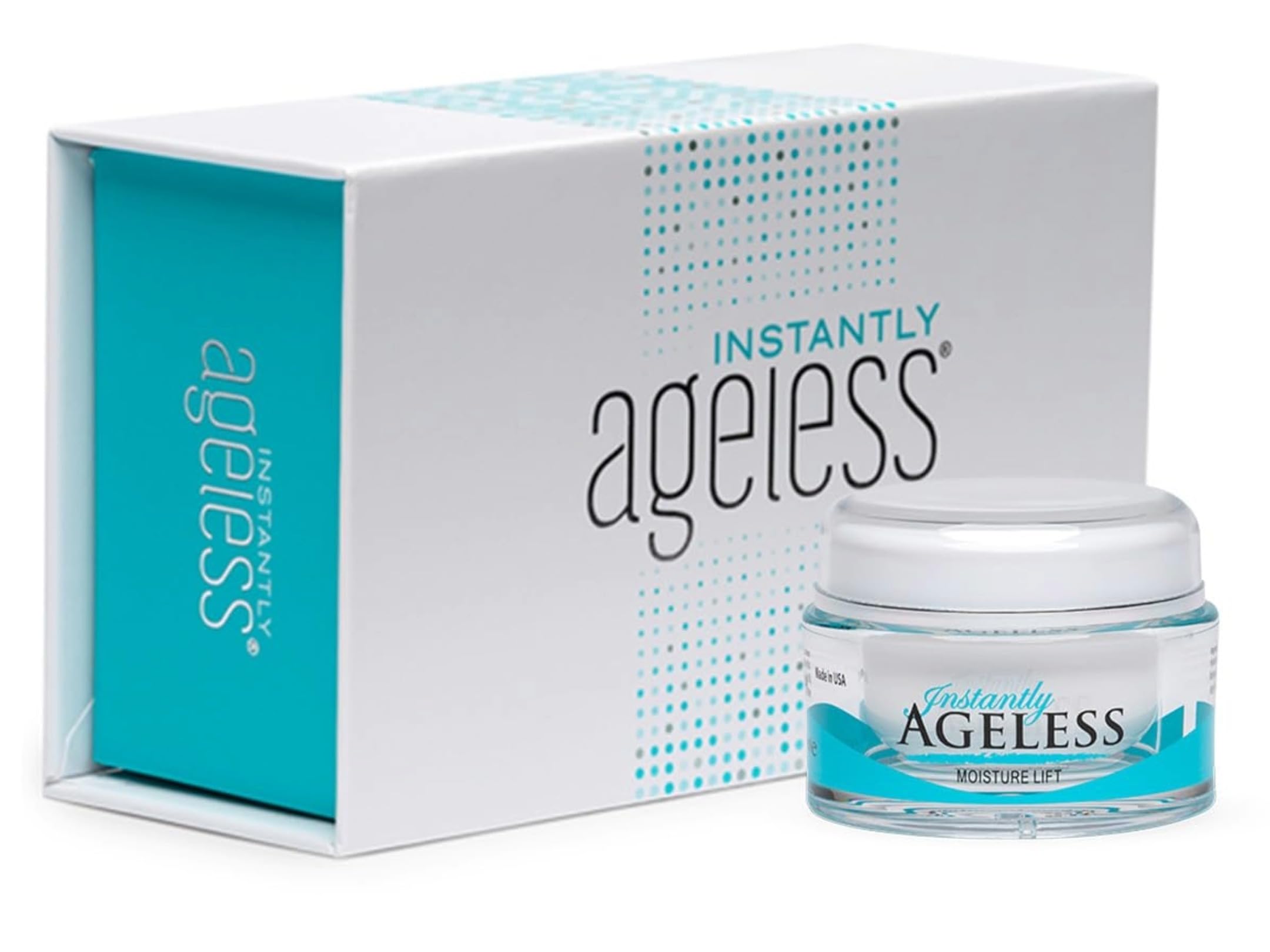 Instantly Ageless Skin Care Duo Lift Bundle – 25 Vials Instant Face Lift in a Box & Mega-Moisturizer with Collagen – Face Moisturizer for Women and Men – Beauty & Anti-Aging Skincare for Mature Skin