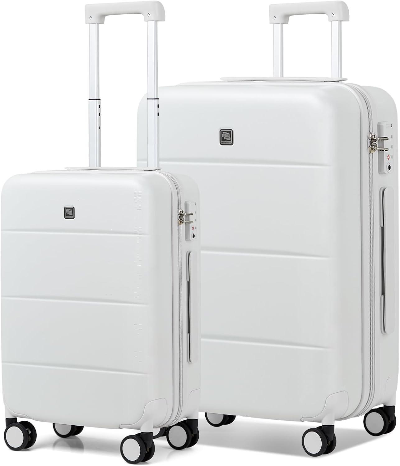 Hanke Hard Shell Luggage Sets 2 piece Large Suitcase
