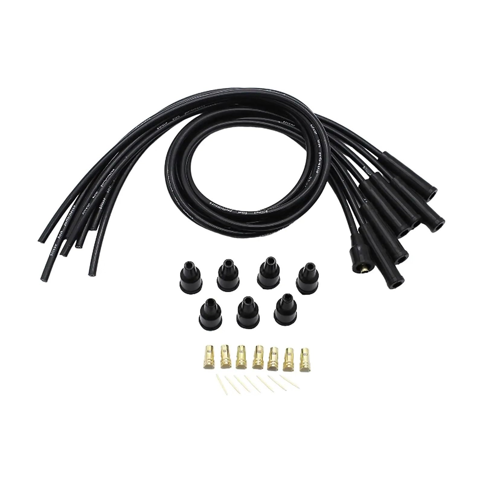Cavi Candela in Silicone da 8 mm, Professionali e Facili da Usare, Accessori di Ricambio per Auto Classiche a 6 cilindri.