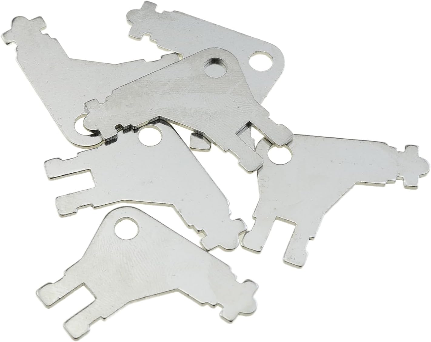 MEETOOT Tissue Dispenser Keys, 15-Piece Universal Dispenser Keys, Compatible with Georgia Pacific Tissue and Toilet Paper Dispensers image 3