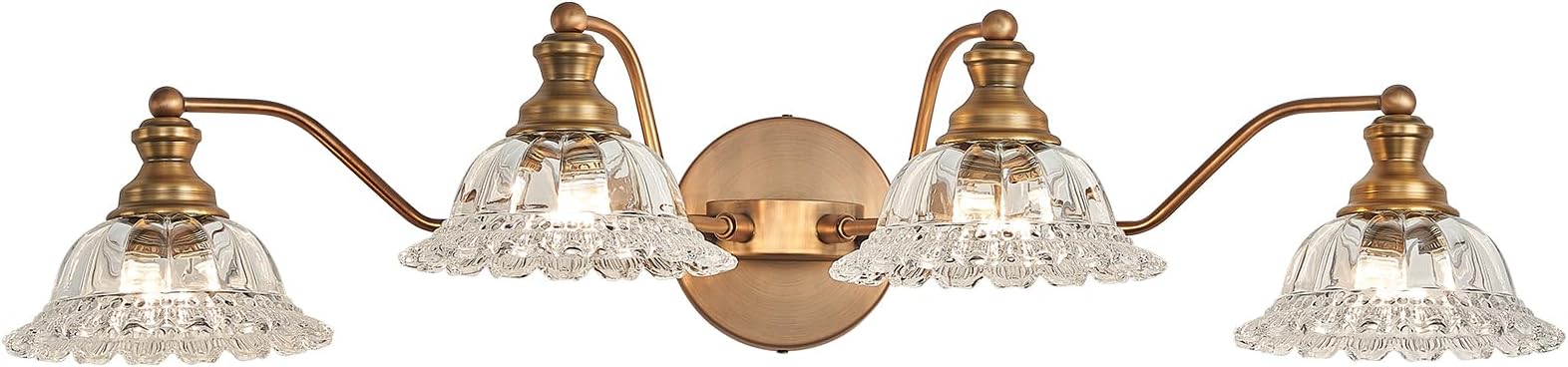 Brass 4 Light Vanity Lights for Bathroom Vanity Light Fixtures Bathroom Light Fixture