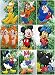 Mickey Mouse Clubhouse Deluxe 9 Piece Holiday Christmas Tree Ornament Set Featuring Mickey Mouse, Minnie Mouse, Pluto, Fifi, Daisy, Clarabelle, Donald Duck, Goofy, and Pete