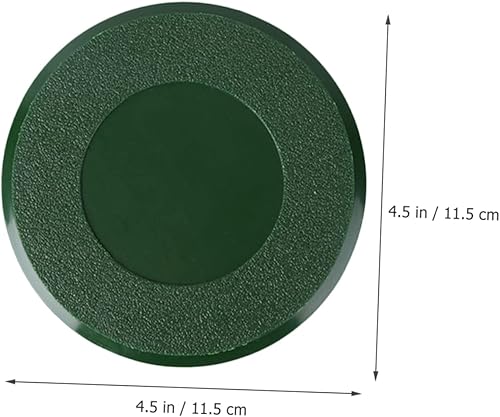 Miniatura 4 de Sosoport 12 piezas de cubierta de copa de agujero verde para poner cubiertas de copa verdes para poner agujeros de golf, cubierta de perforación de
