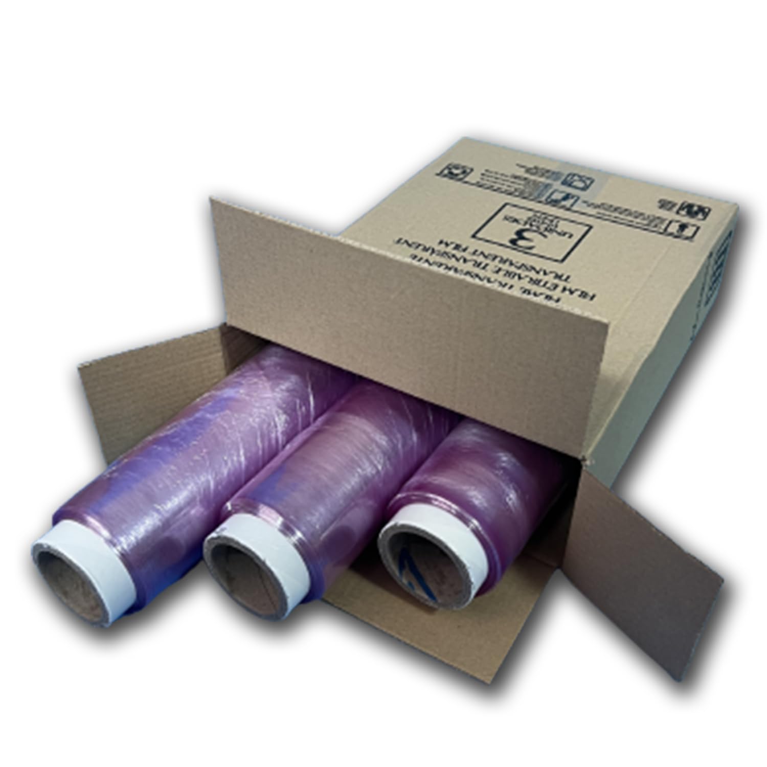 Film transparente alimentario profesional Almericorp®, gran resistencia - Pack 3 rollos (30cm x 300m) - Alimentación, industria, tatuajes.