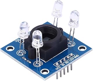 Módulo Sensor de Color de 3 a 5V, Bajo Voltaje, Anti-Interferencia de Luz, Identifica Colores, Control LED Blanco, Sensor de Color TCS3200